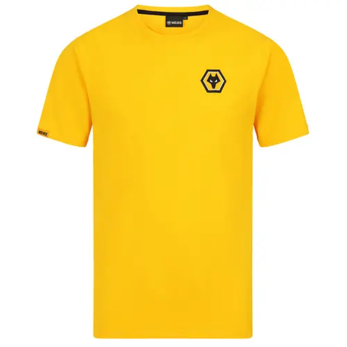 Wolves Kits Shop | Official Essentials T-Shirt – Gold Wolverhampton Wanderers Apparel